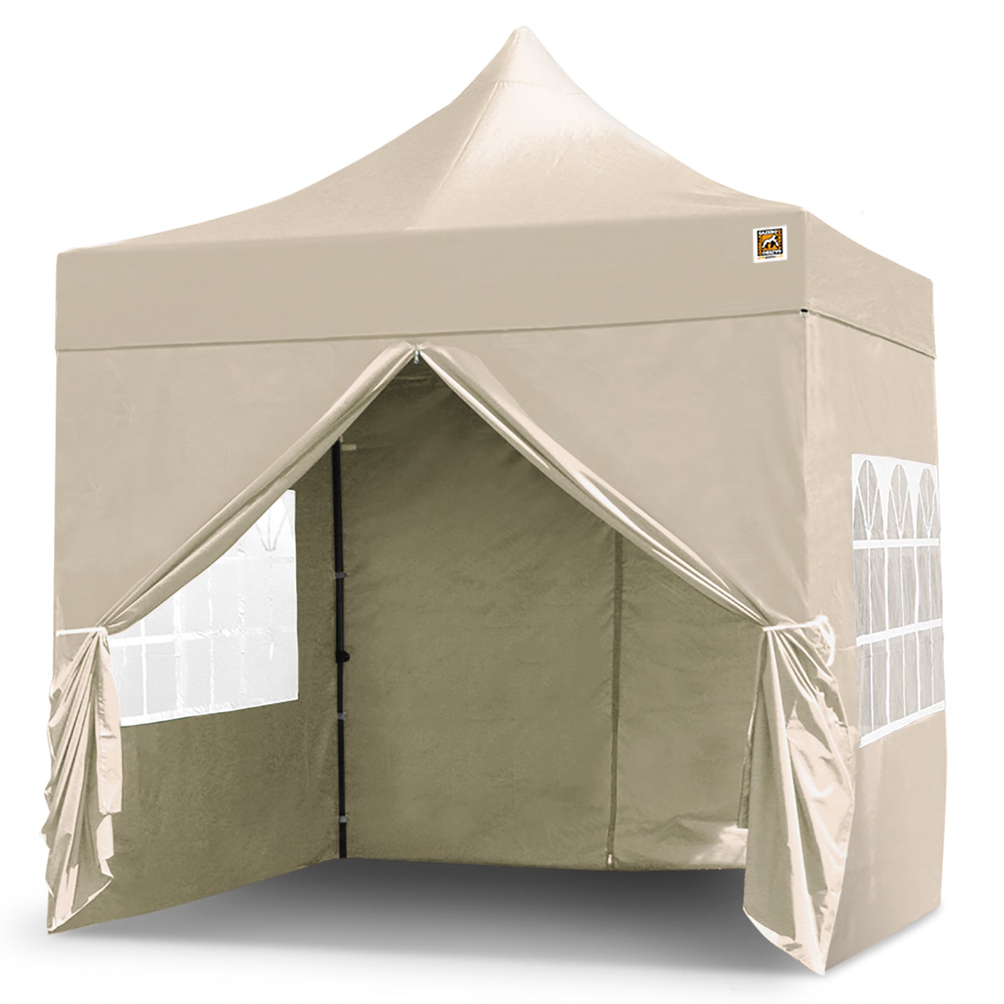 Gorilla Gazebo 2.5m x 2.5m Pop-Up Gazebo in Cream