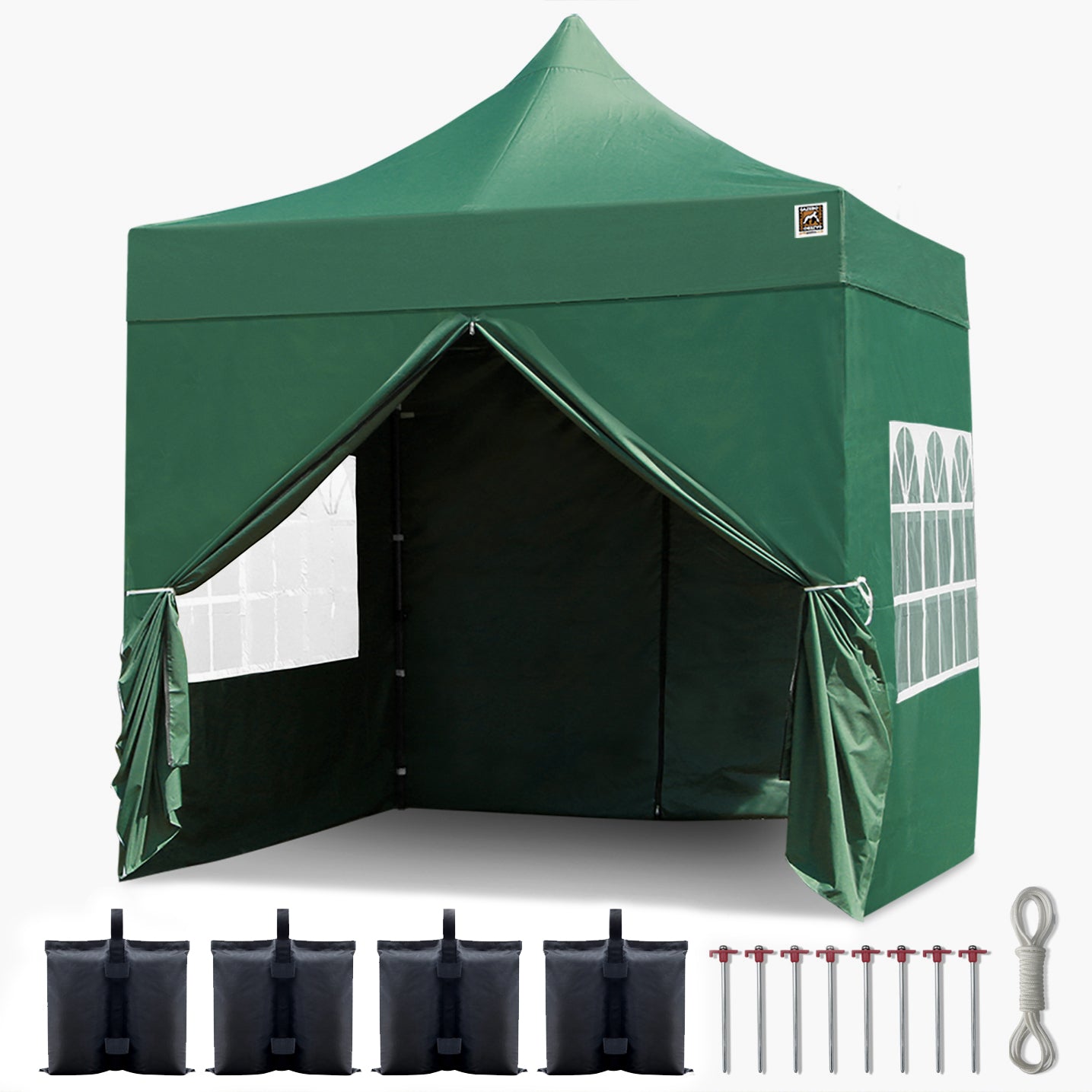 Gorilla Gazebo 2.5m x 2.5m Pop-Up Gazebo - Green