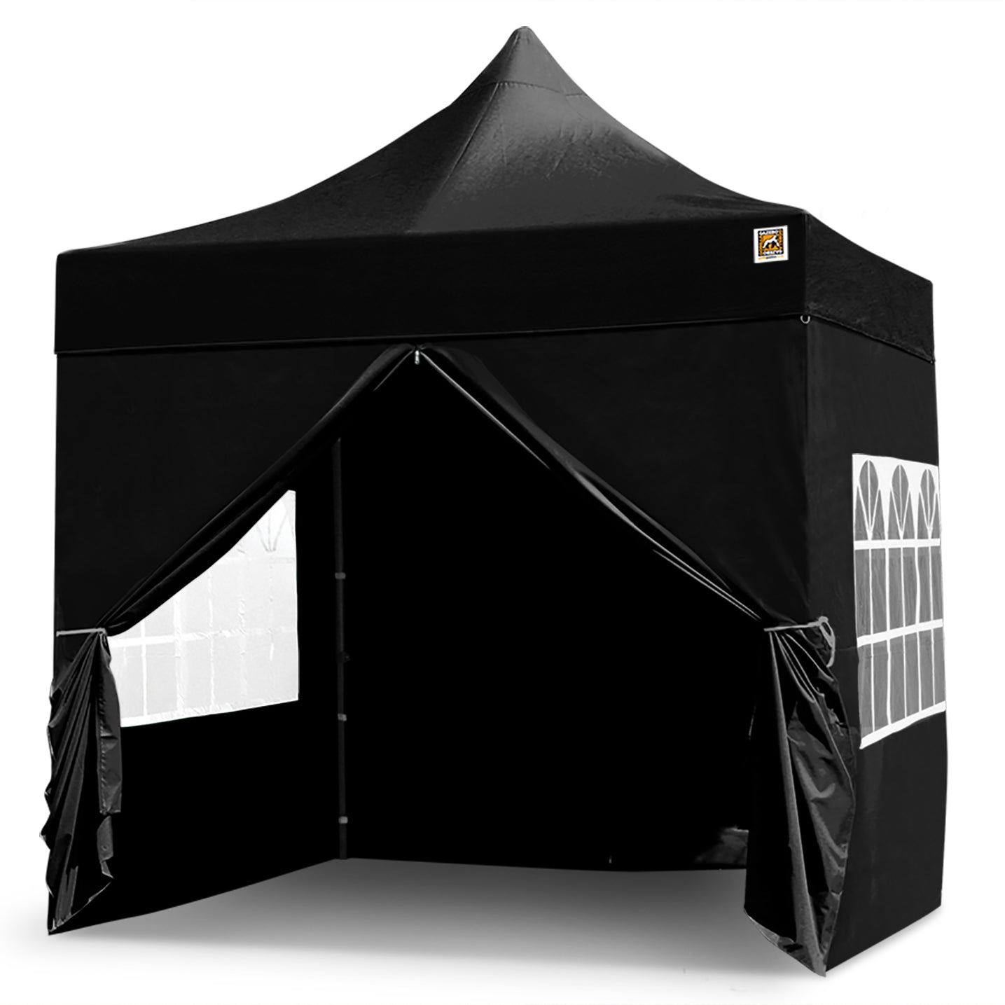 Gorilla Gazebo 2.5m x 2.5m Pop-Up Gazebo - Black