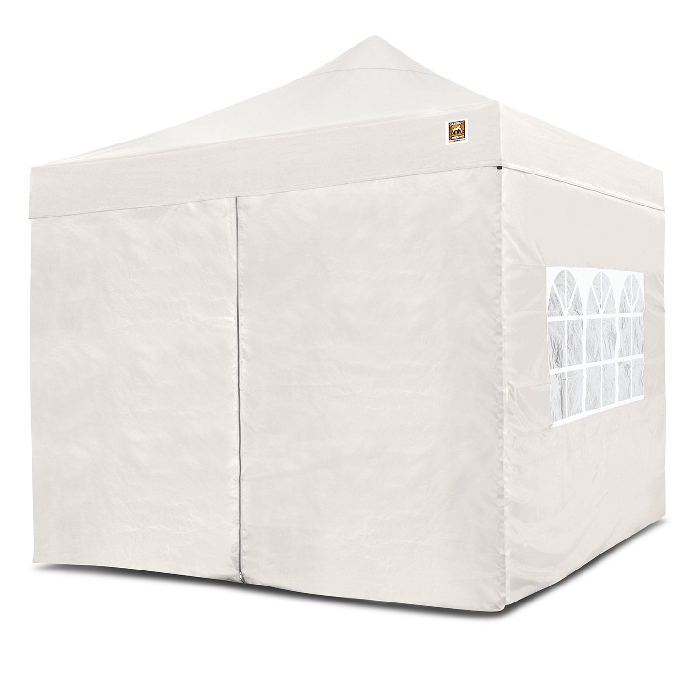 Gorilla Gazebo 3m x 3m Pop-Up Gazebo White with Four Sides
