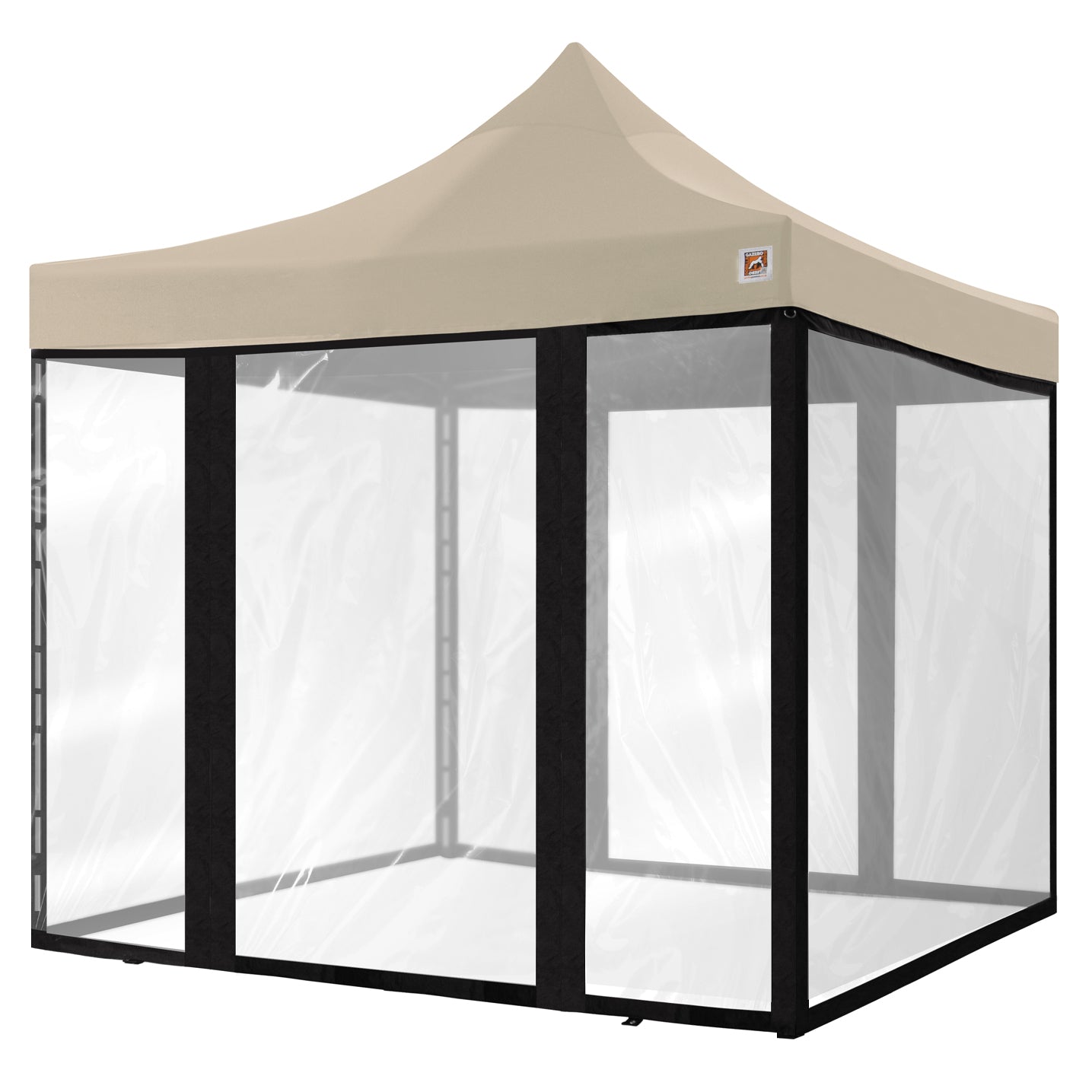 Gorilla Gazebo 3mx3m With Clear PVC Sides