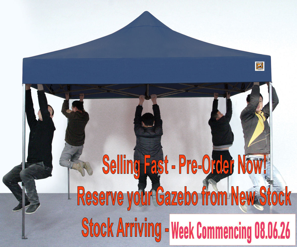 Gorilla Gazebo 3m x 3m Pop-Up Gazebo No Sides - Blue