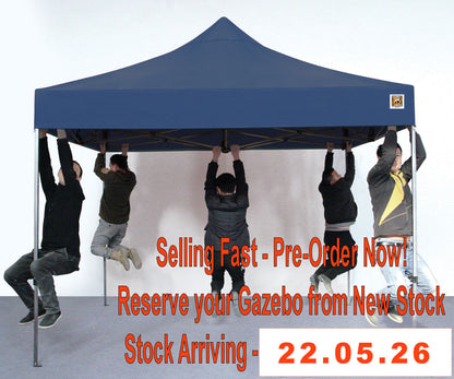 Gorilla Gazebo 3m x 3m Pop-Up Gazebo No Sides - Blue