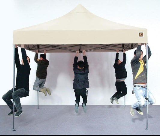 Gorilla Gazebo 3m x 3m Pop-Up Gazebo No Sides - Cream