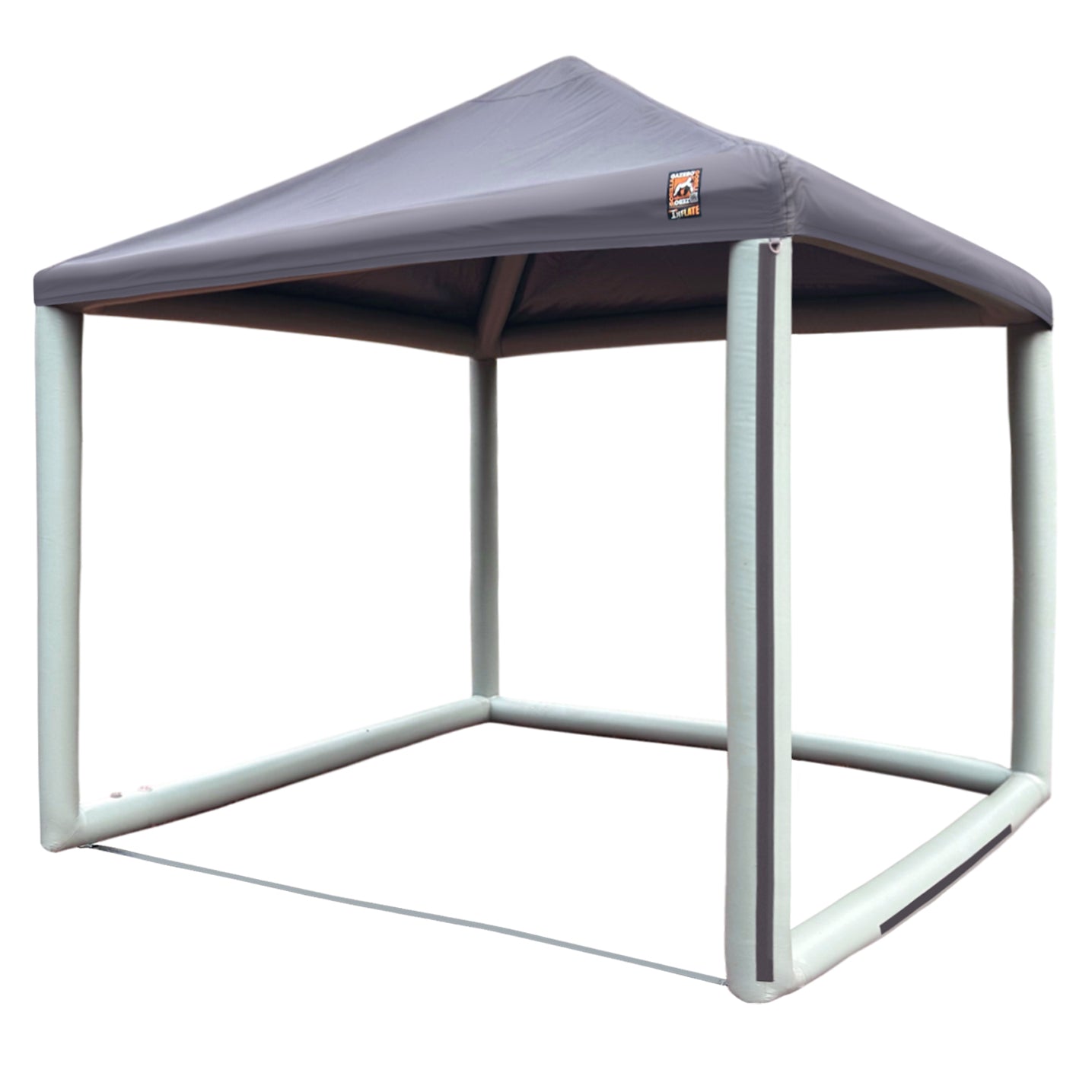 Gorilla Gazebo INFLATABLE 3x3m Pop-Up Gazebo, Pump, Four Sides, Peg and Guy Ropes