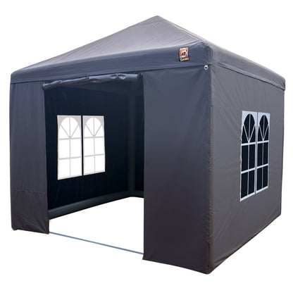 Gorilla Gazebo INFLATABLE 3x3m Pop-Up Gazebo, Pump, Four Sides, Peg and Guy Ropes