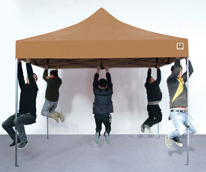 Gorilla Gazebo 3m x 3m Pop-Up Gazebo Beige with Four Sides