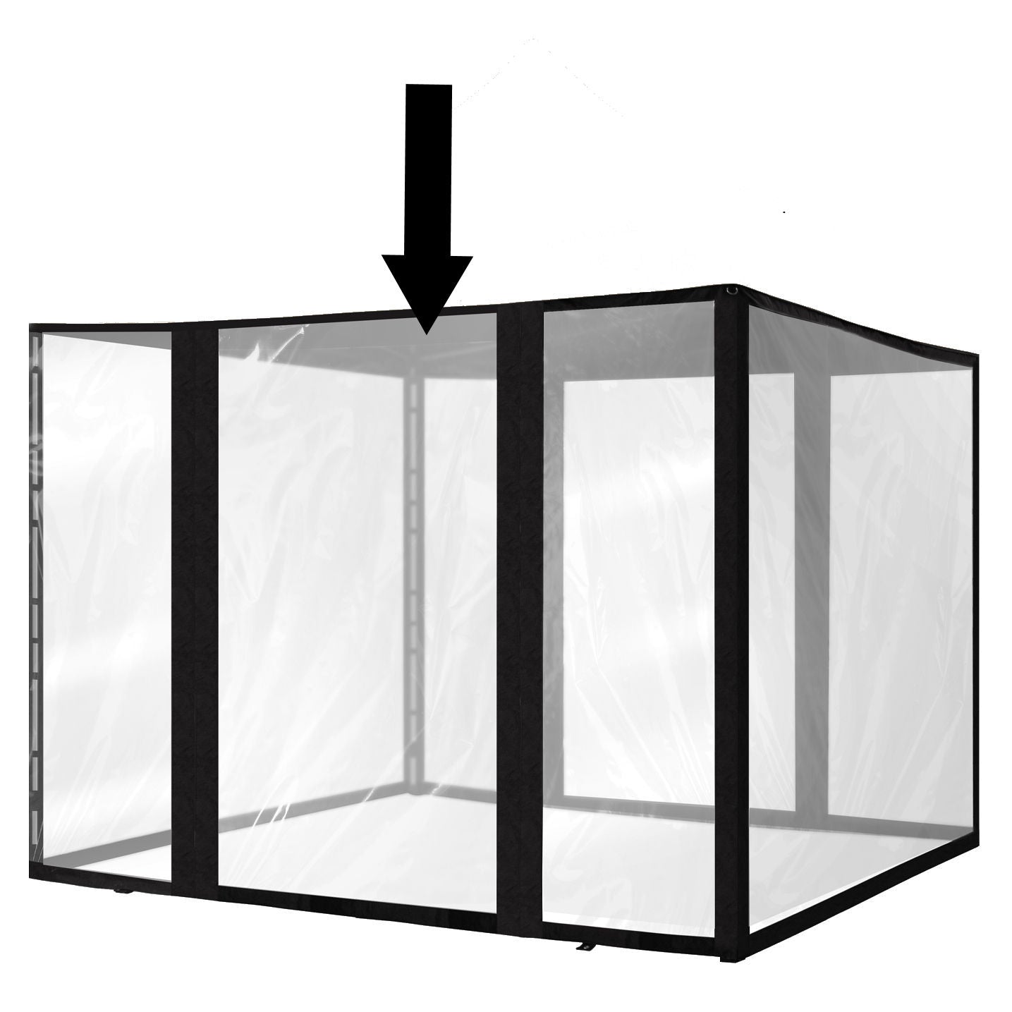 3x3Mtr Gorilla Gazebo Replacement Zipped Doorway Panel