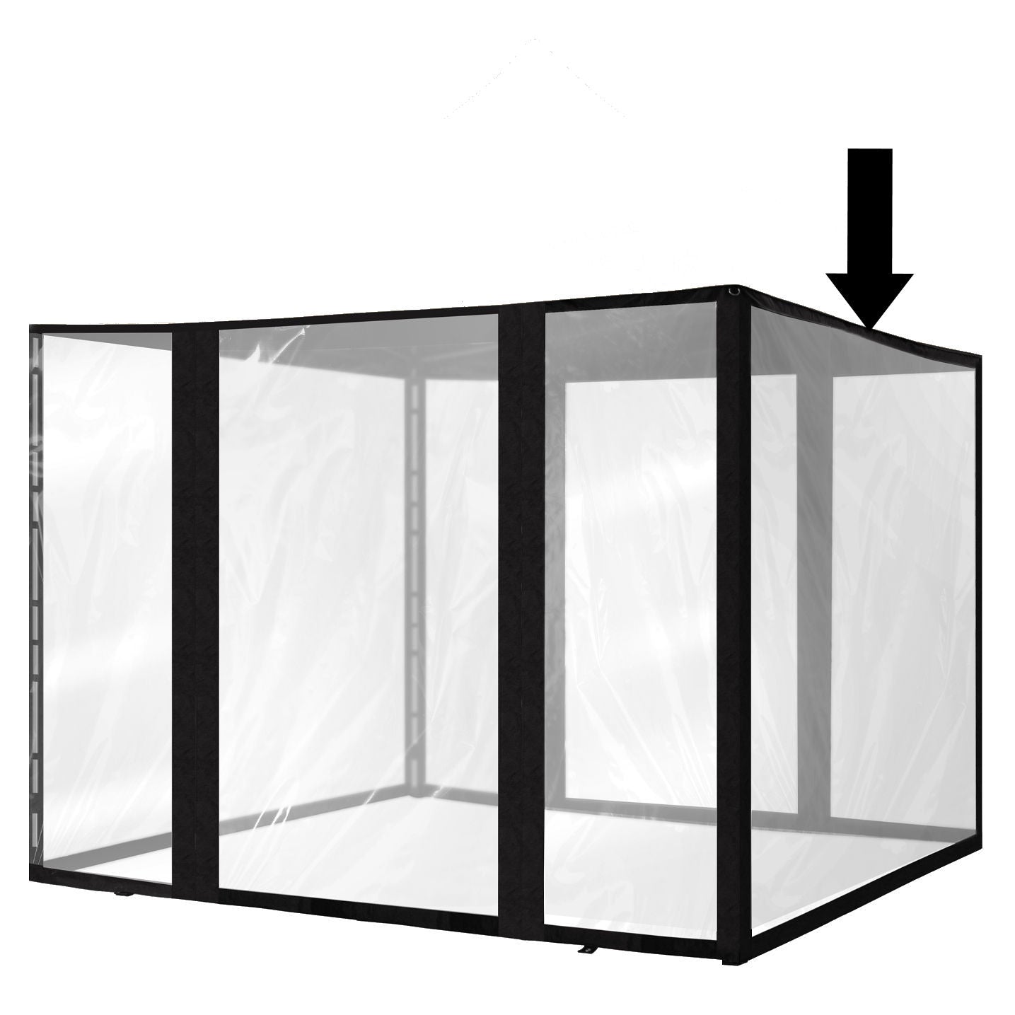 3x3Mtr Gorilla Gazebo Replacement Window Side Panel