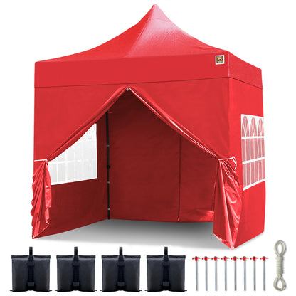 Gorilla Gazebo 2.5m x 2.5m Pop-Up Gazebo - Red