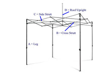 Load image into Gallery viewer, Replacement 2.5x2.5Mtr Gorilla Gazebo Frame Sections