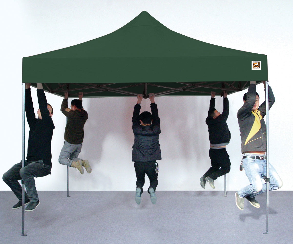 Gorilla Gazebo 3m x 3m Pop-Up Gazebo Green with Four Sides