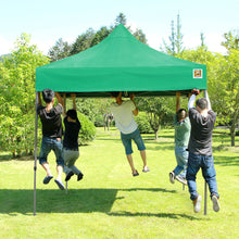 Load image into Gallery viewer, Gorilla Gazebo 2.5m x 2.5m Pop-Up Gazebo in Green with Four Sides, Leg Weights, Wheeled Carrybag, Rope &amp; Peg Set