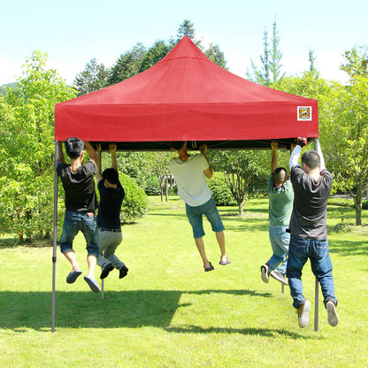 Gorilla Gazebo 2.5m x 2.5m Pop-Up Gazebo - Red