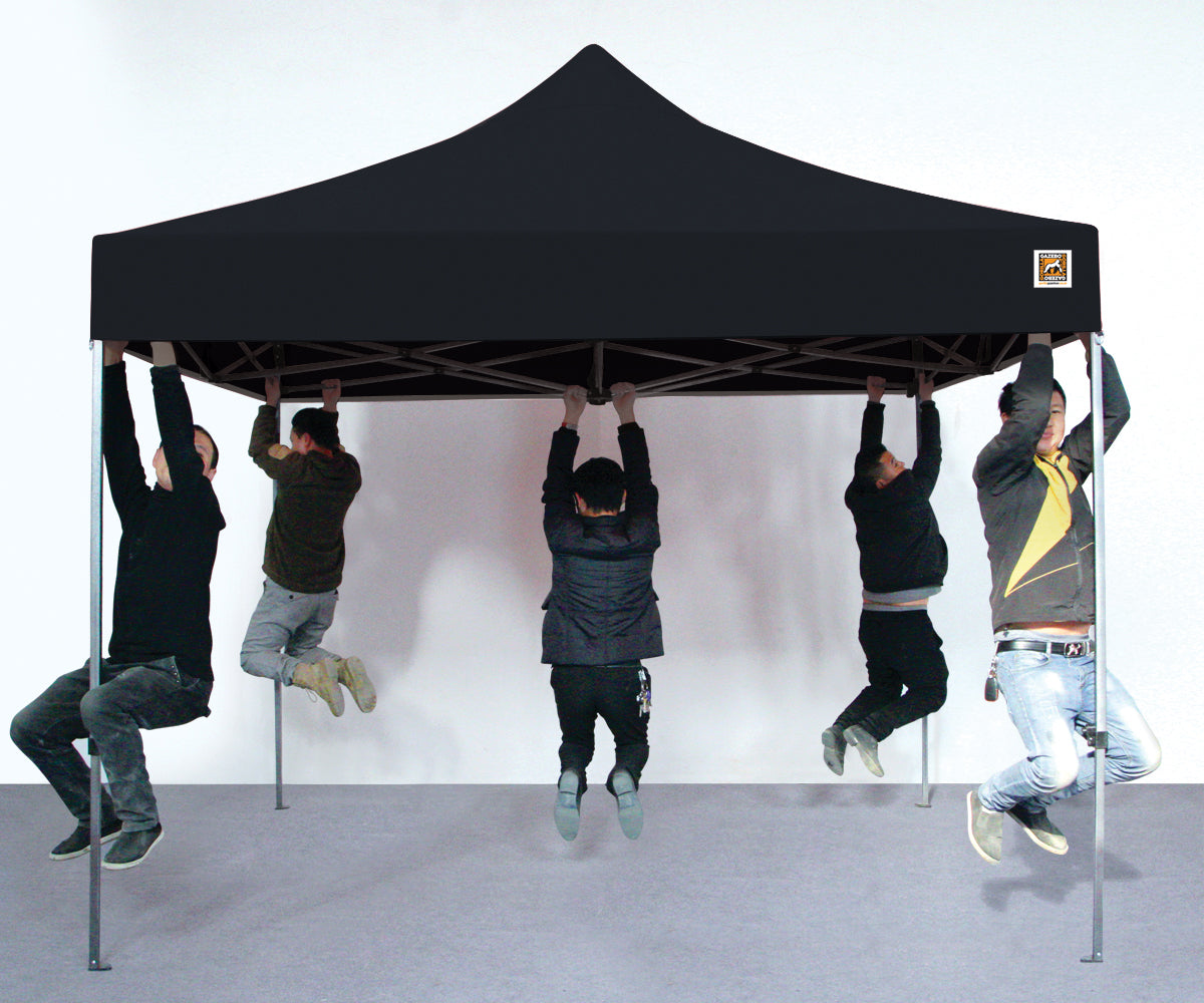 Gorilla Gazebo 3m x 3m Pop-Up Gazebo No Sides - Black
