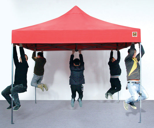 Gorilla Gazebo 3m x 3m Pop-Up Gazebo No Sides - Red