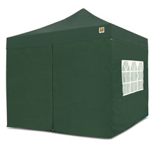 Load image into Gallery viewer, Gorilla Gazebo 3m x 3m Pop-Up Gazebo Green with Four Sides, Leg Weights, Wheeled Carrybag, Peg and Guy Ropes