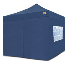 Load image into Gallery viewer, Gorilla Gazebo 3m x 3m Pop-Up Gazebo Blue with Four Sides, Leg Weights, Wheeled Carrybag, Peg and Guy Ropes