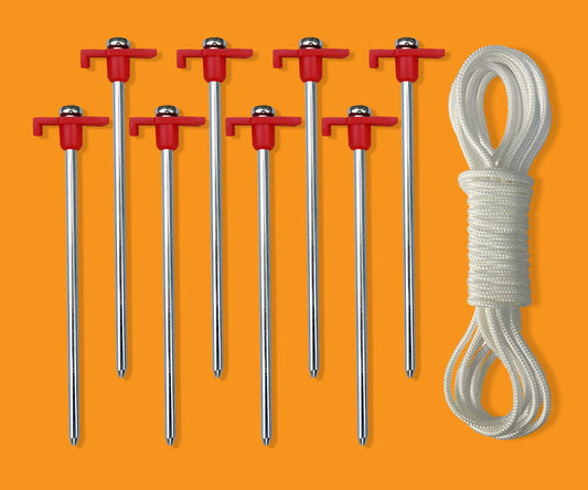 Gorilla Gazebo Replacement / Spare  - Peg and Guy Rope Set